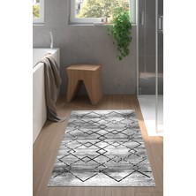 Dekoreko Kaymaz Taban Djt Banyo Halısı Yıldız Deri Modern M5006