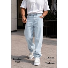 Cedy Denim Baggy Fit Jean Leon Yüksek Bel Bol Kesim Kot Pantolon C352