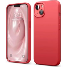 Yazline Global Mey Ithalat®  iPhone 14 Kılıf First Silikon - Kırmızı