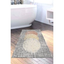 Dekoreko Kaymaz Taban Djt Banyo Halısı Trend Modern E4052