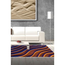 Alanur Home Kaymaz Dijital Mutfak & Salon Halı Trend Geometrik E5022