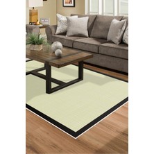 Alanur Home Kaymaz Taban Djt Banyo Mutfak Salon Halı Yıldız Deri Dokuma Desen E5007