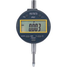 Asimeto 0-12.7MMX0.001 IP67 Dijital Komparatör Saati