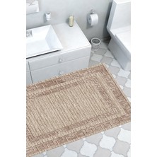 Dekoreko Kaymaz Taban Djt Banyo Halısı Trend Modern F5036