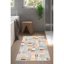 Dekoreko Kaymaz Taban Djt Banyo Halısı Trend Modern 1937