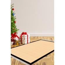 Alanur Home Kaymaz Taban Djt Banyo Mutfak Salon Halı Yıldız Deri Saçaklı Dokuma Desen E5007