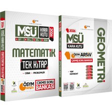 Karakutu Yayınları 2026 Msü Kara Kutu Tek Kitap Matematik ve Geometri Ösym Çıkmış Soru Bankası 2li Set Konu Özetli