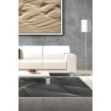 Dekoreko Kaymaz Taban Djt Salon Halısı Trend Modern F5005