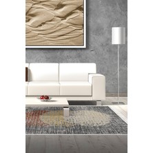 Dekoreko Kaymaz Taban Djt Salon Halısı Trend Saçaklı Modern E4052