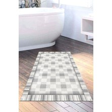 Dekoreko Kaymaz Taban Djt Banyo Halısı Yıldız Deri Modern 1913