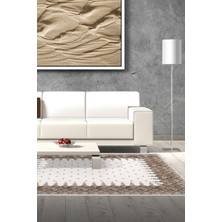 Dekoreko Kaymaz Taban Djt Salon Halısı Yıldız Deri Modern 1529