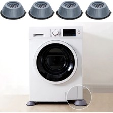 Yazline Global® Çamaşır Makinesi Sarsıntı Titreşim Ses Önleyici Kaydırmaz Ayak 4lü Set