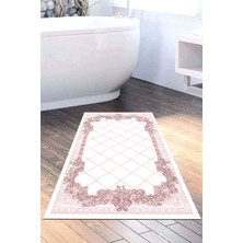 Dekoreko Kaymaz Taban Djt Banyo Halısı Trend Modern 748