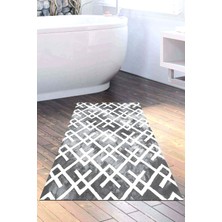 Dekoreko Kaymaz Taban Djt Banyo Halısı Trend Iskandinav S5039