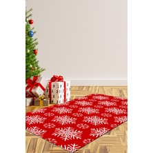 Alanur Home Yılbaşına Özel Keçe Dijital Yıkanabilir Halı CHR17M