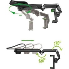 Ozcmax 1080° Dönebilen Çok Fonksiyonluu Telefon Tutucu