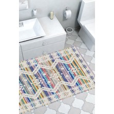 Dekoreko Kaymaz Taban Djt Banyo Halısı Trend Iskandinav F5014