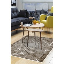 Dekoreko Kaymaz Taban Djt Salon Halısı Trend Modern M5003