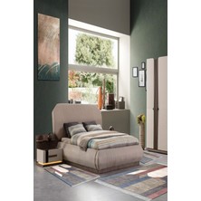 Alanur Home Eko Trend Djt Yıkanabilir Kaymaz Taban 3 Lü Yatak Odası Takımı S6505 Modern Renkli