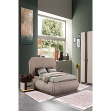 Alanur Home Eko Trend Djt Yıkanabilir Kaymaz Taban 3 Lü Yatak Odası Takımı 1488 Modern Kahve