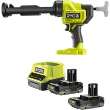Ryobi  RCG18-202 18V One+ Çift Akülü Silikon Tabancası