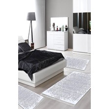 Alanur Home Eko Trend Djt Yıkanabilir Kaymaz Taban 3 Lü Yatak Odası Takımı 1488 Modern Kahve