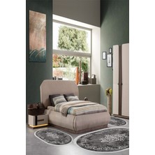 Alanur Home Eko Trend Djt Yıkanabilir Kaymaz Taban Oval 3 Lü Yatak Odası Takımı 616 Klasik Bej