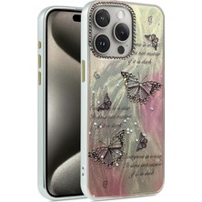 Yazline Global Mey Ithalat®  iPhone 15 Pro Max Kılıf Blade Aynalı Desenli Kapak - Desen 6