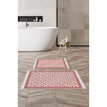 Alanur Home Eko Trend Djt 2 Li Yıkanabilir Kaymaz Taban Banyo Paspas Klozet Takımı 769 Modern Gri (60 x 100 - 50 x 60)