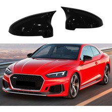 Ekolmaks Audi A5 B9 Batman Yarasa Ayna Kapağı Piano Black / 2016-2020