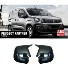 Ekolmaks Peugeot Partner Batman Yarasa Ayna Kapağı Piano Black / 2019 Sonrası