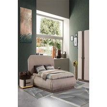 Alanur Home Eko Trend Djt Yıkanabilir Kaymaz Taban 3 Lü Yatak Odası Takımı F5005 Modern Gold Siyah