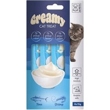 Negok Ton Balıklı ve Karidesli Krema Kedi Ödül Maması 4X15 gr