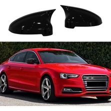 Ekolmaks Audi A5 B8 Batman Yarasa Ayna Kapağı Piano Black / 2009-2015