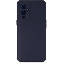 Yazline Global Mey Ithalat®  One Plus 9 Kılıf Nano Içi Kadife Silikon - Lacivert