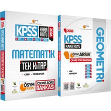 Karakutu Yayınları 2026 KPSS Kara Kutu TEK KİTAP Matematik ve Geometri ÖSYM Çıkmış Soru Bankası 2li SET Konu Özetli