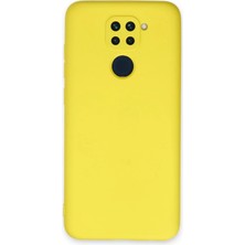 Yazline Global Mey Ithalat®   Redmi Note 9 Kılıf Nano Içi Kadife Silikon - Sarı