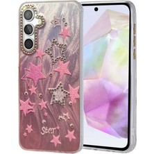 Yazline Global Mey Ithalat®  Samsung Galaxy A35 5g Kılıf Blade Aynalı Desenli Kapak - Desen 7