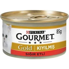 Negok Kıyılmış Sığır Etli Yetişkin Kedi Konservesi 12 Adet 85 gr