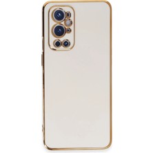 Yazline Global Mey Ithalat®  One Plus 9 Pro Kılıf Volet Silikon - Beyaz