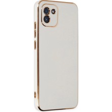 Yazline Global Mey Ithalat®  Samsung Galaxy A03 Kılıf Volet Silikon - Beyaz