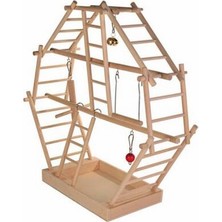 Marmara Avm Ahşap Kuş Oyun Bahçesi 44X44X16 cm