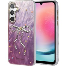Yazline Global Mey Ithalat®  Samsung Galaxy A24 4g Kılıf Blade Aynalı Desenli Kapak - Desen 1