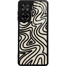 Spoyi Casper Via X40 Bej Geometrik Tasarımlı Glossy Telefon Kılıfı