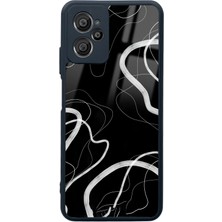 Spoyi Casper X30 Black Wave Tasarımlı Glossy Telefon Kılıfı