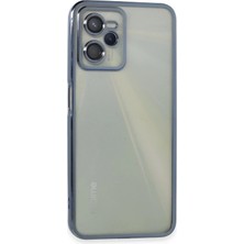 Yazline Global Mey Ithalat®  Realme C35 Kılıf  Lensli Silikon - Açık Mavi