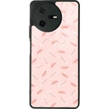 Spoyi Casper Via A40 Pudra Yapraklı Tasarımlı Glossy Telefon Kılıfı