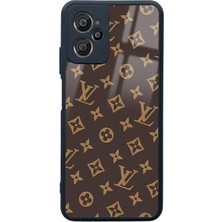 Spoyi Casper X30 Plus Kahverengi Lv Tasarımlı Glossy Telefon Kılıfı