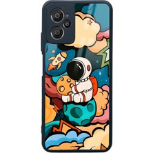 Spoyi Casper X30 Plus Baby Astronaut Tasarımlı Glossy Telefon Kılıfı