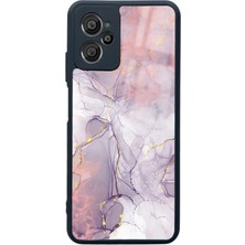 Spoyi Casper X30 Plus Fuşya Mermer Tasarımlı Glossy Telefon Kılıfı